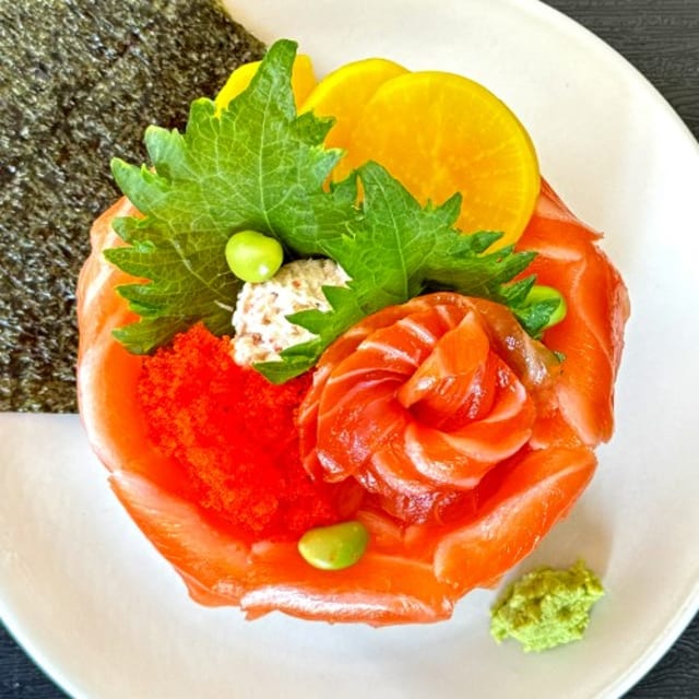 Konbu-Jime Salmon Don (GF).