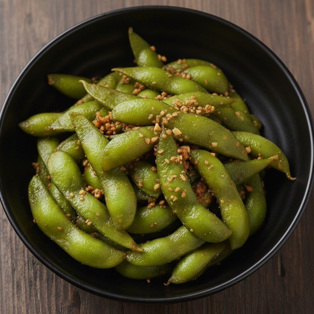 Garlic Edamame