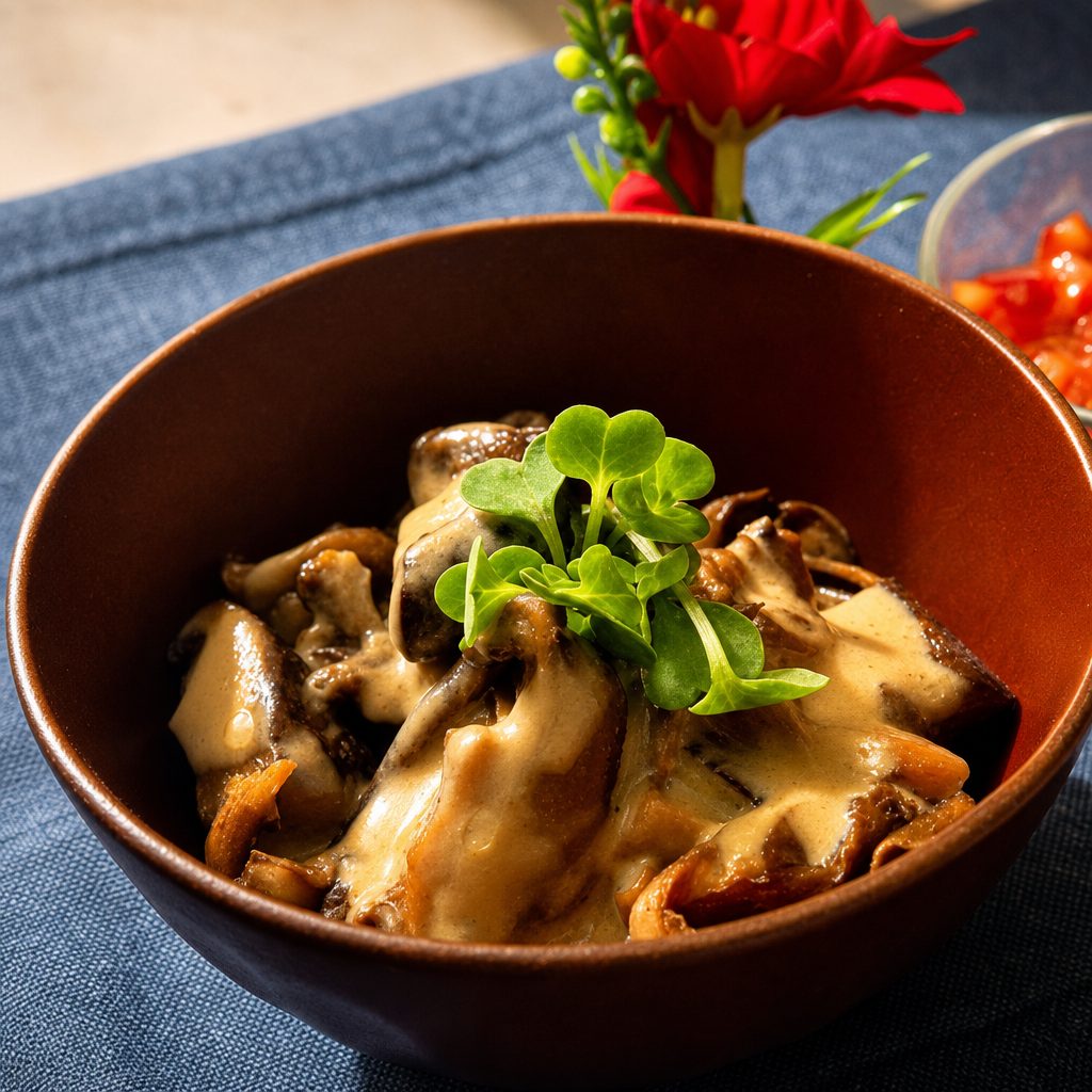Kinoko Nimono (Mushrooms) (GF).
