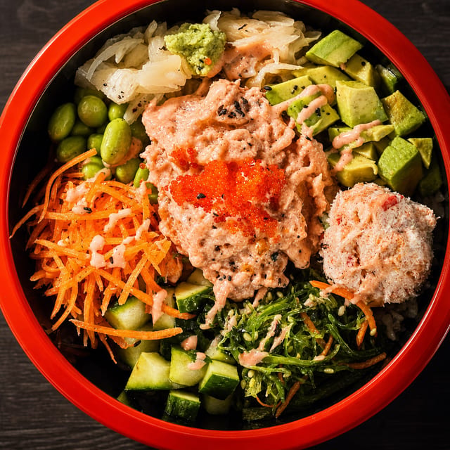 Lunch Spicy Tuna Bowl.