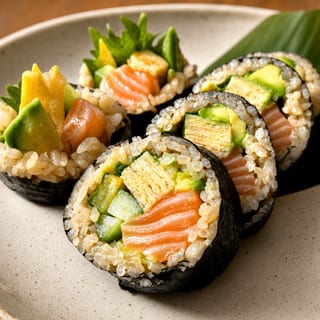 Konbu-Jime Salmon Roll (6pc)