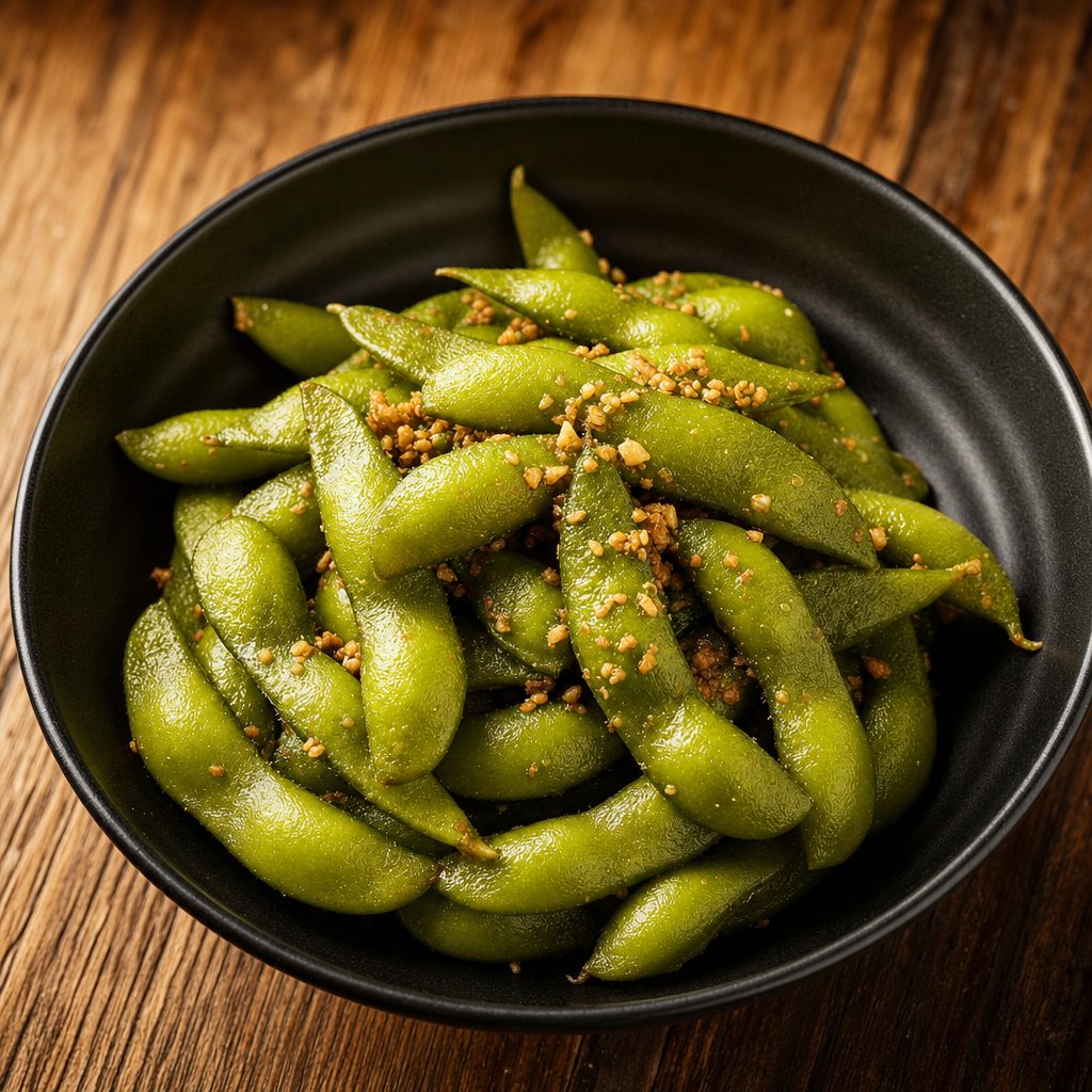 Garlic Edamame.