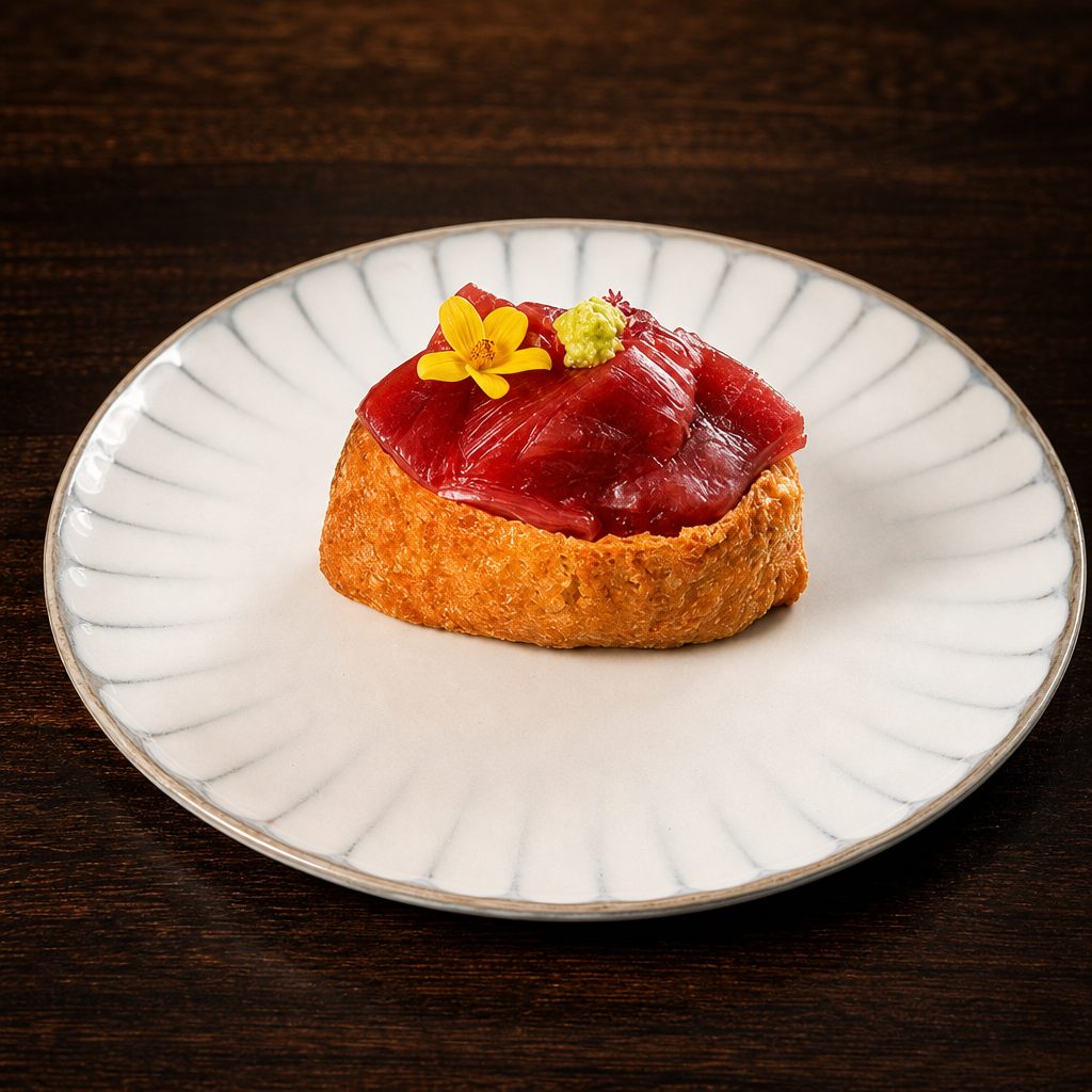Dry-Aged Tuna Inari.